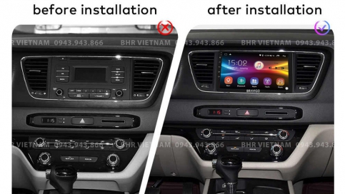 Trải nghiệm âm thanh sống động trên màn hình DVD Android Bravigo Ultimate Kia Sedona 2015 - nay